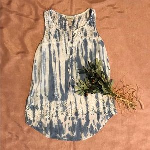Knox Rose Lace the Dye Tank Top
